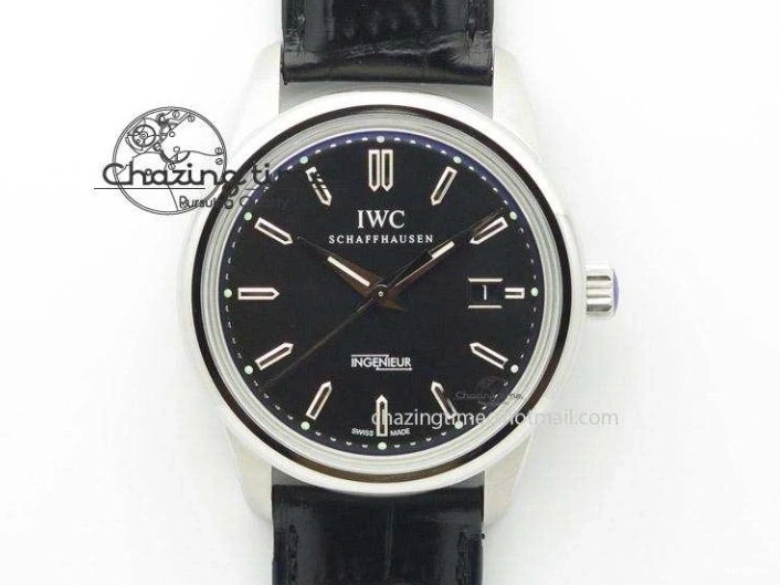 MIROTIME 0714 MoistureWicking Da Vinci IW356601 SS MKF 1:1 Best Edition Blue Dial On Black Leather Strap A 7233